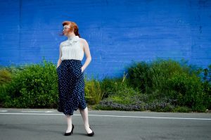 woman on street
