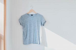 t-shirt on hanger