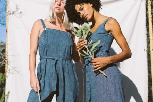 Pinky and Kamal hemp jumpsuits