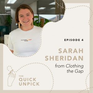 Sarah Sheridan from Clothing the Gap