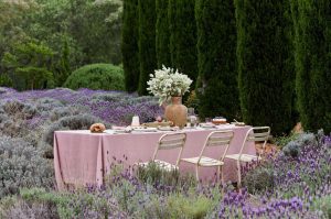 Bed Threads Lavender and Sage Table Styling