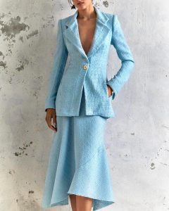 KITX blue wool suit