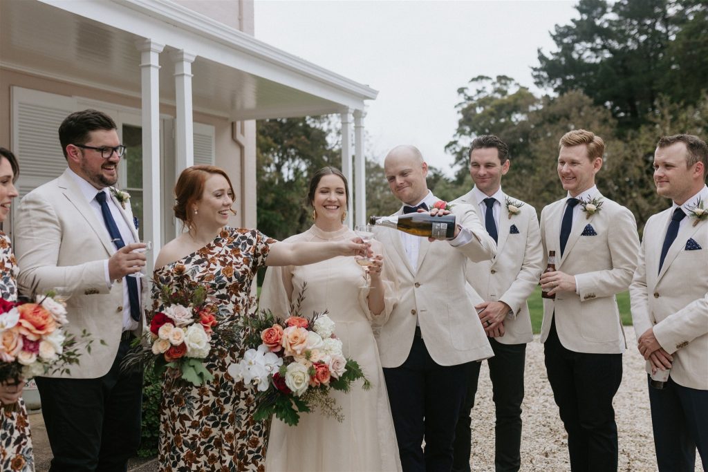 The wedding party