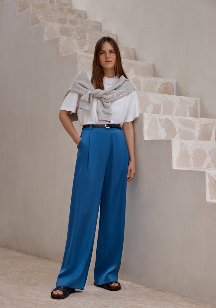 Viktoria and Woods cobalt pants Jan 2023