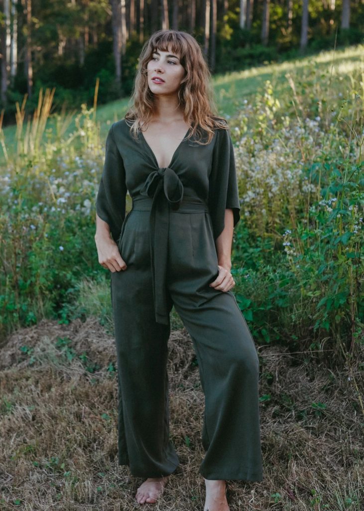Tasi Travels tencel jumpsuit
